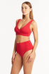 Sea Level Essentials Cross Front Bra Top